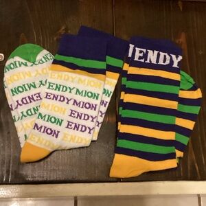 Endymion Mardi Gras socks